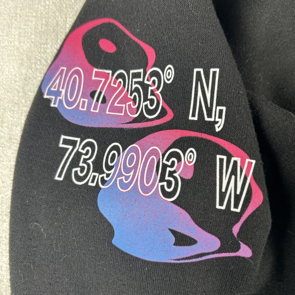 Brooklyn Cloth Hoodie "No More worries" pull over Size XL "Free Peace Of Mind" - Picture 3 of 10